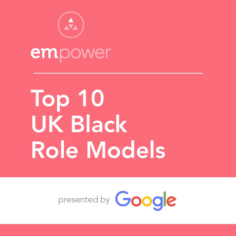 Google Top 10 UK Black Role Models graphic